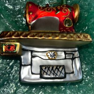 Sewing Ornament Sewing Machine Ornament Seamstress Unique.